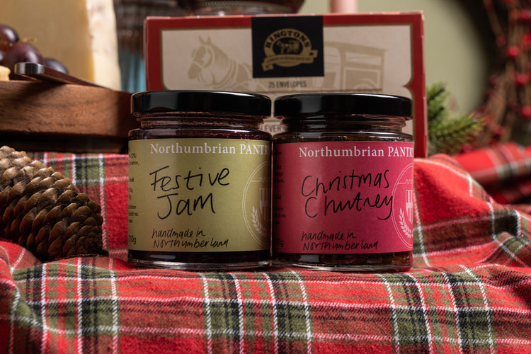 local northumbrian chutney with christmas themed flavours