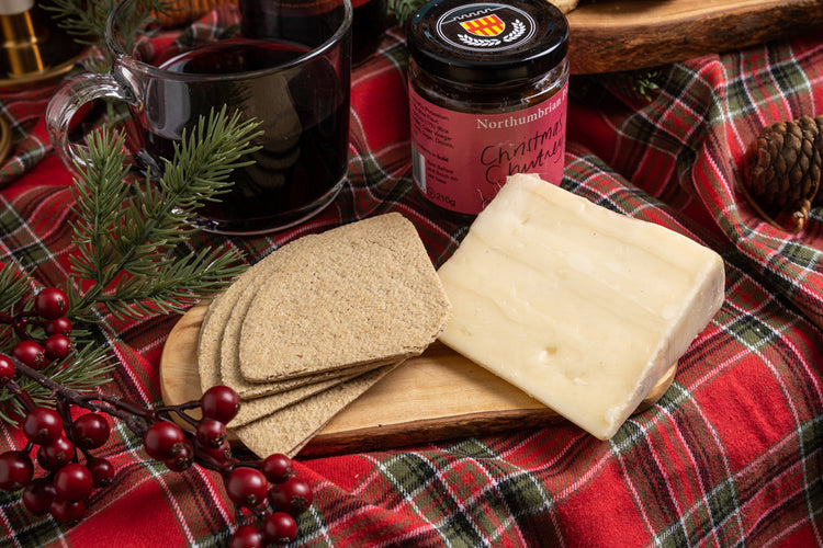 local cheese and chutney from northumberland