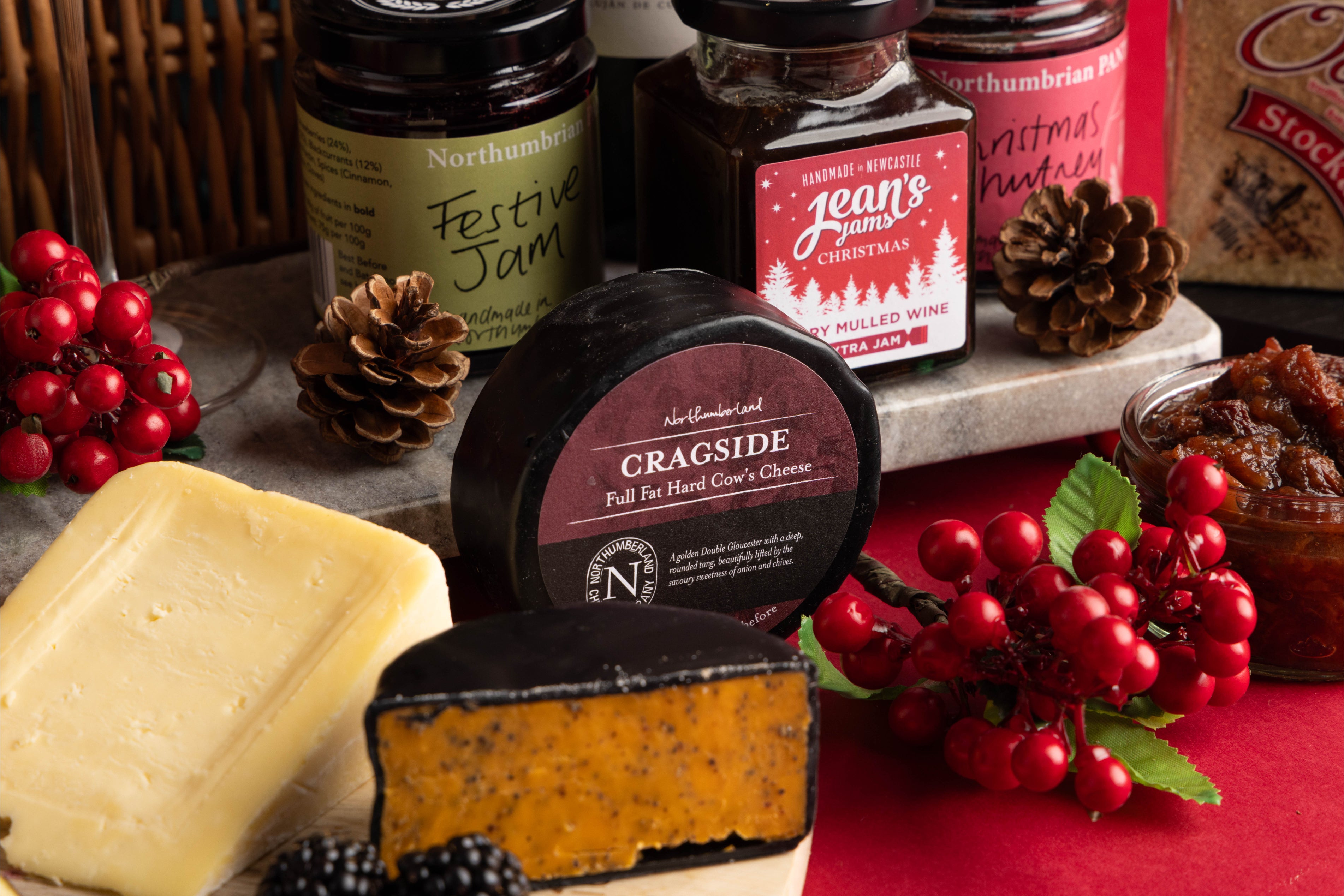 The Christmas Cheese & Wine Hamper