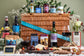 luxurious gift hamper full of artisan products from local businesses in newcastle and the north east. full to the brim with beers, chocolates, soft drinks, jam, chutney, preserves, tea, coffee, biscuits and much more. 
